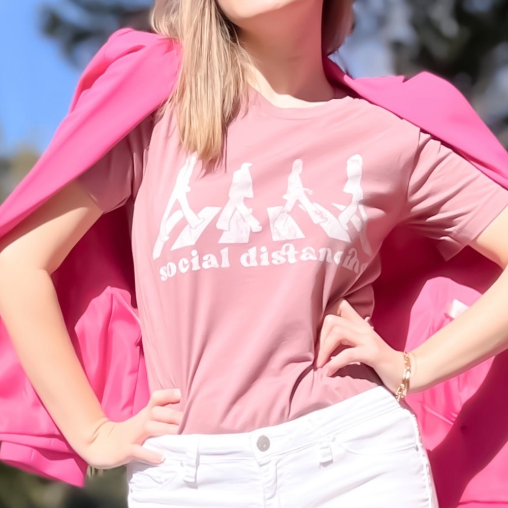 Social distancing t shirt